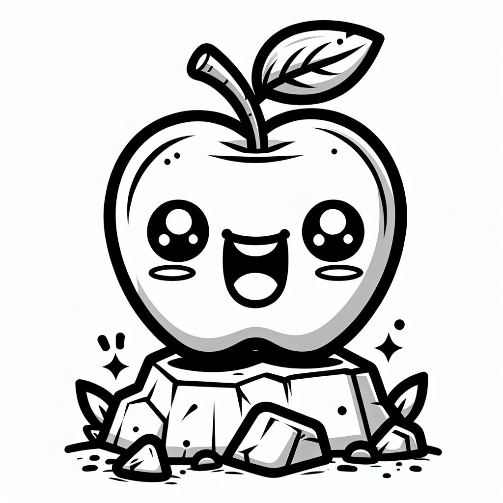 Willkommen in der fröhlichen Welt der Ausmalbilder! Heute stellen wir dir einen besonders lustigen Charakter vor - einen fröhlichen Apfel, der es sich auf einem Felsen gemütlich gemacht hat. Mit einem breiten Lächeln im Gesicht blickt er fröhlich in die Welt, während seine klaren schwarzen Umrisse darauf warten, von dir mit bunten Farben gefüllt zu werden. Ob strahlend rot, leuchtend grün oder knallgelb - du entscheidest, welche Farbe dieser Apfel tragen soll!
Dieser Apfel erzählt eine spannende Geschichte: Er ist aus einem Obstbaum gefallen, als die Apfelernte in vollem Gange war. Doch statt im Korb zu landen, entschied er sich für ein kleines Abenteuer und machte den Felsen zu seinem Aussichtspunkt. Von hier aus kann er den goldenen Herbst beobachten, in dem die Luft von einer süßen Brise erfüllt ist und die Blätter in bunten Farben schimmern.
Und nun zu unserem kleinen Rätsel: Was hat vier kleine Taschen, hält süße Geheimnisse verborgen und lebt im Inneren eines Apfels? Wenn du es weißt, dann wird dir das Ausmalen dieses lustigen Apfels sicher doppelt so viel Spaß machen!