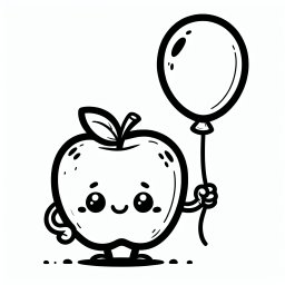 Neugierballonapfel – #Apfelabenteuer, #Herbstfarben, #KreativerSpaß, #Entdeckergeist