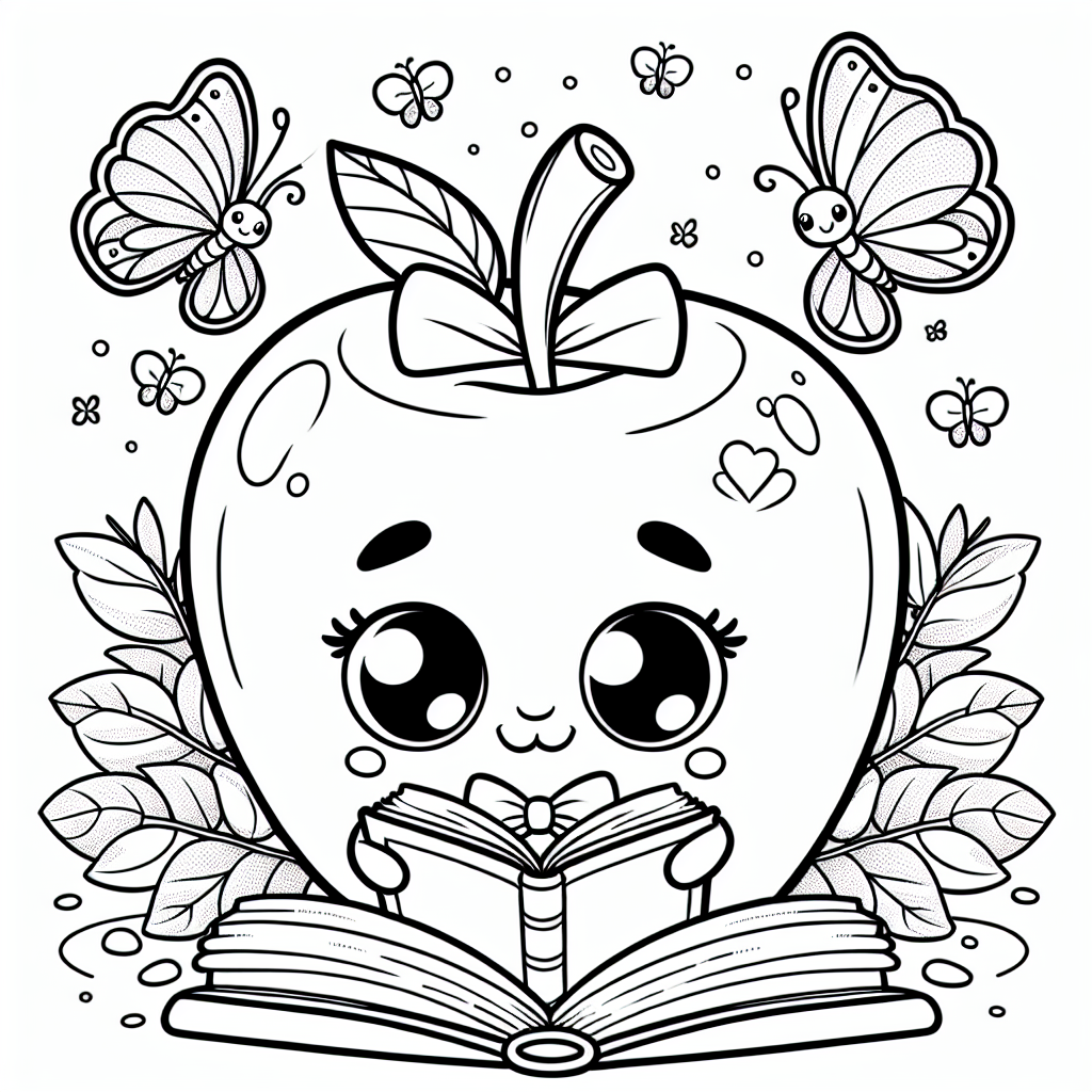 Neugierflügelapfel - #Abenteuer #Herbst #Freundschaft #Bücher #Ausmalen