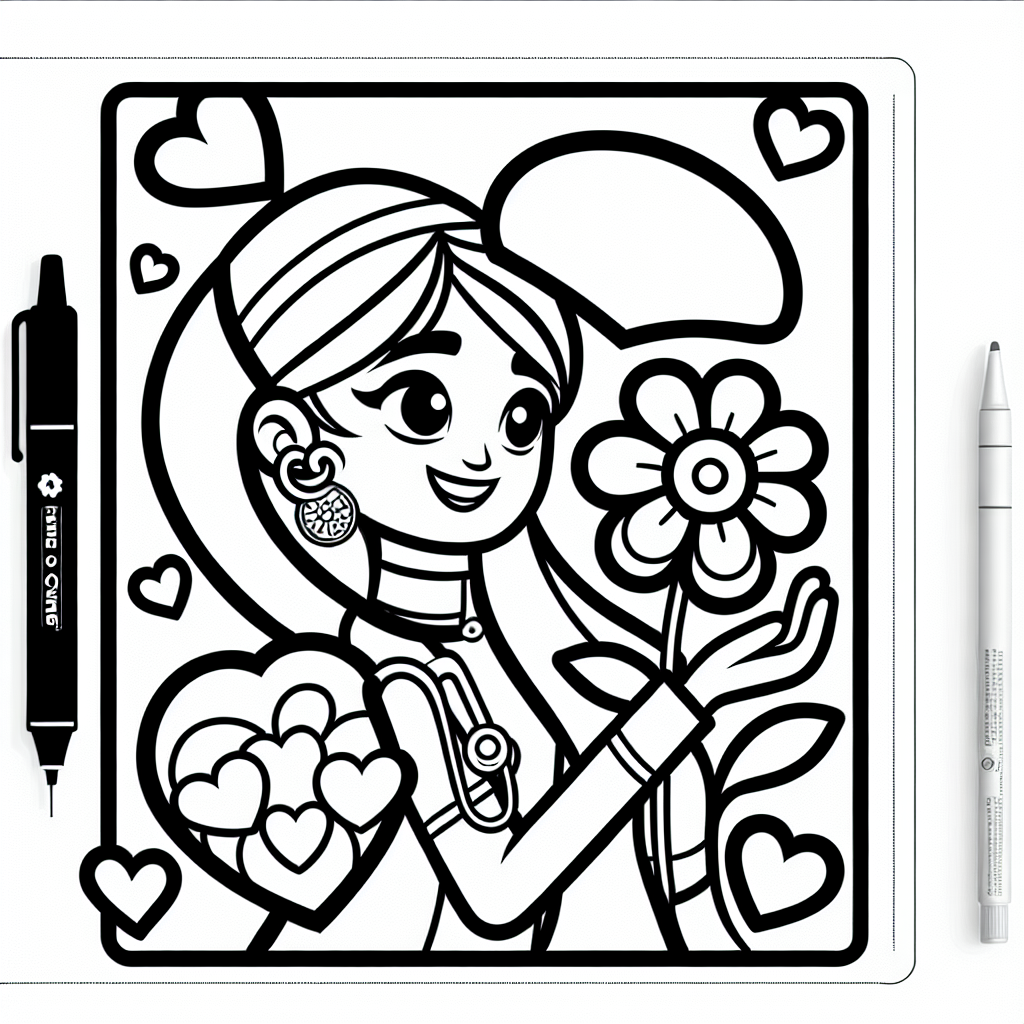 Herzlich willkommen in der farbenfrohen Welt der Ausmalbilder! Heute wartet eine ganz besondere Seite auf euch: eine fröhliche Ärztin, die eine wundervolle Blume in der Hand hält. Umgeben von schwebenden Herzchen lädt dieses Bild eure Kinder dazu ein, ihrer Kreativität freien Lauf zu lassen. Die dicken, schwarzen Umrisse und die einfachen Formen sind ideal für kleine Künstlerinnen und Künstler, die gerade erst das Ausmalen entdecken.
Beim Ausmalen dieses Bildes können Eltern ihre Kinder dazu ermutigen, verschiedene Farben auszuprobieren und ihrer Fantasie freien Lauf zu lassen. Vielleicht hat die Ärztin ein leuchtend grünes Kittelkleid oder die Herzchen schweben in einem Regenbogenspektrum um sie herum. Das Ausmalen kann auch eine wunderbare Gelegenheit sein, um mit den Kindern über die wichtigen Aufgaben einer Ärztin zu sprechen und wie sie Menschen hilft.
Fördern Sie die Kreativität Ihrer Kinder, indem Sie sie ermutigen, eigene Geschichten rund um die Ärztin und ihre Blume zu erfinden. Vielleicht ist die Blume ein Geschenk von einem dankbaren Patienten oder sie hat eine magische Kraft. Solche Geschichten helfen Kindern, ein tieferes Verständnis für die Rolle einer Ärztin zu entwickeln und ihre Vorstellungsfähigkeit zu erweitern.
Tags: