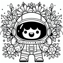 Aufgeregter Himmelsstürmer – #Astronaut #Weltraumreise #Freundschaft #Abenteuer #Kinderfantasie