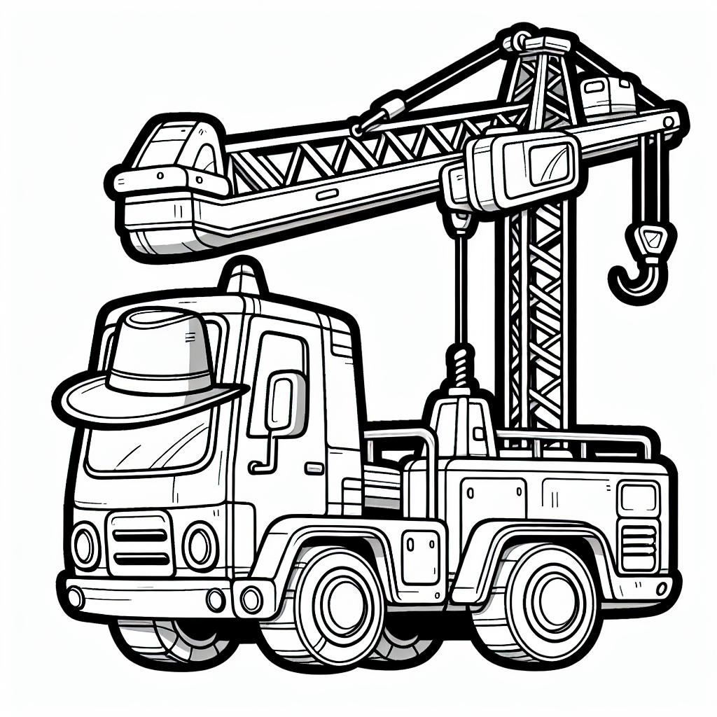Willkommen in der aufregenden Welt der Baustellen! Heute kannst du einen fröhlichen Kranwagen mit Hut ausmalen. Dieser lustige Autokran wartet darauf, mit deinen Lieblingsfarben zum Leben erweckt zu werden. Seine breiten schwarzen Linien machen das Ausmalen kinderleicht und die großen Formen lassen viel Platz für deine Kreativität!
Weißt du, was ein Autokran ist? Ein Autokran ist ein großes Fahrzeug mit einem langen Arm, der Dinge heben und bewegen kann. Er ist stark und hilft den Bauarbeitern, schwere Sachen wie Stahlträger oder riesige Holzbalken zu heben. Oftmals sieht man Autokrane auf Baustellen, wo sie beim Bau von hohen Gebäuden oder sogar Brücken helfen.
Du kannst den Kranwagen in leuchtendem Gelb oder Blau ausmalen, oder vielleicht hast du eine ganz andere Idee? Vergiss nicht, seinem Hut eine coole Farbe zu geben! Während du ausmalst, kannst du dir vorstellen, wie der Kranwagen auf einer Baustelle arbeitet und für Sicherheit sorgt.
Also schnapp dir deine Buntstifte oder Wachsmalstifte und lass deiner Fantasie freien Lauf mit diesem fröhlichen Kranwagen!