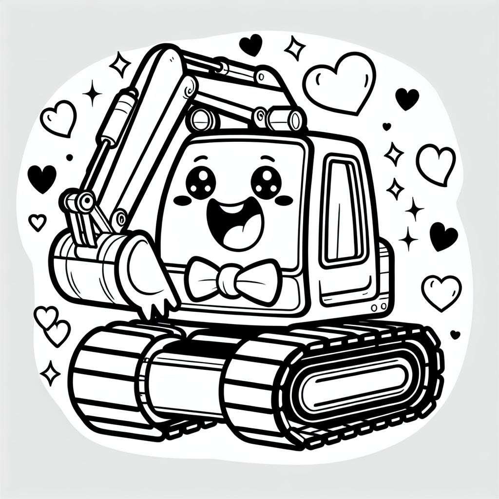 Auf einer belebten Baustelle herrschte reges Treiben. Inmitten des geschäftigen Durcheinanders stand Benny, der fröhliche Bagger. Benny war kein gewöhnlicher Bagger - er trug eine schicke Fliege und hatte kleine, aufgemalte Herzen an seiner Schaufel. Der Bauarbeiter, der Benny steuerte, hieß Max. Max und Benny waren ein unzertrennliches Team und hatten schon viele Abenteuer zusammen erlebt.
Eines sonnigen Tages, als die Hydraulik von Bennys Schaufel auf Hochtouren lief, beschlossen Max und Benny, eine riesige Sandburg mitten auf der Baustelle zu bauen. Die Bauarbeiter um sie herum schauten neugierig zu, während Benny mit seiner geschickten Schaufel Sand aufhäufte und Max die Türme formte. Die beiden arbeiteten Hand in Hand, und bald erhob sich die prächtigste Sandburg, die die Baustelle je gesehen hatte.
Die anderen Bauarbeiter waren so beeindruckt, dass sie halfen, die Sandburg mit kleinen Details und Figuren zu verzieren. Die Baustelle verwandelte sich in einen Ort der Kreativität und Zusammenarbeit. Am Ende des Tages bewunderten Benny und Max stolz ihr Werk. Für diesen besonderen Moment waren sie alle gemeinsam Baumeister und Freunde.