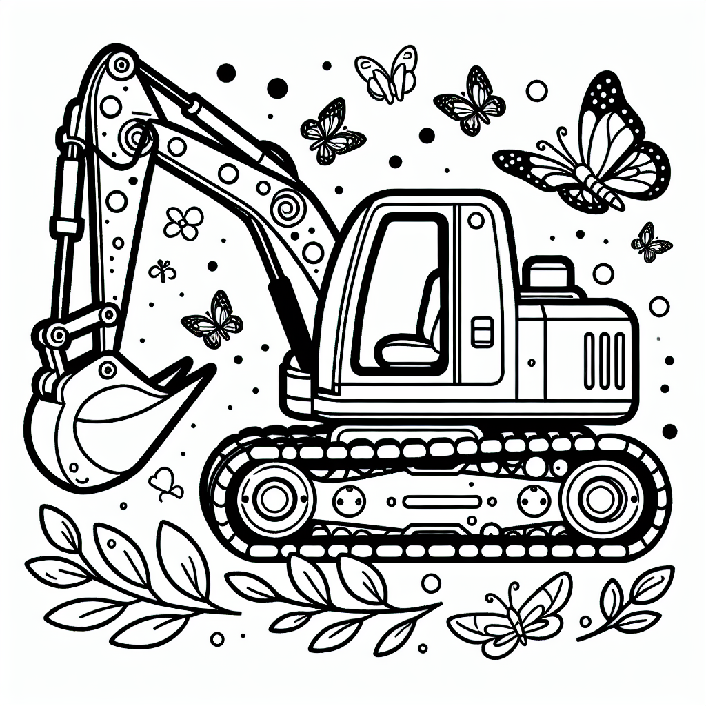 Auf einer sonnigen Baustelle begann ein aufregendes Abenteuer für Benny, den neugierigen Bagger. Benny trug seinen lustigen Hut mit Stolz, während er mit seiner großen, kräftigen Schaufel Sand von einem Ort zum anderen transportierte. Die Baustelle summte vor Aktivität, als die Bauarbeiter fleißig Pläne besprachen und Maschinen bedienten.
Eines Tages bemerkte Benny etwas Besonderes: Eine Schar fröhlicher Schmetterlinge flatterte um ihn herum, als ob sie seinen Hut bewundern wollten. Neugierig näherte er sich einem alten Hydraulik-Kran, der freundlich summte, während er seine langen Arme bewegte. Benny und der Kran wurden schnell Freunde, und sie beschlossen, die Schmetterlinge zu verfolgen, um zu sehen, wohin sie sie führen könnten.
Die farbenfrohen Schmetterlinge führten Benny und den Kran zu einem geheimnisvollen Hügel aus funkelndem Sand, versteckt hinter einem großen Baum. Dort entdeckten sie eine kleine, versteckte Gemeinschaft von Tieren, die in Sandburgen lebten. Benny half freudig mit seiner Schaufel, die Sandburgen zu verschönern, und bald war die ganze Baustelle ein fröhlicher Ort voller Lachen und Kreativität.
Am Ende des Tages kehrten Benny und der Kran zur Baustelle zurück, voller neuer Geschichten und mit dem Wissen, dass Freundschaft überall gefunden werden kann, sogar zwischen Baufahrzeugen und Schmetterlingen.