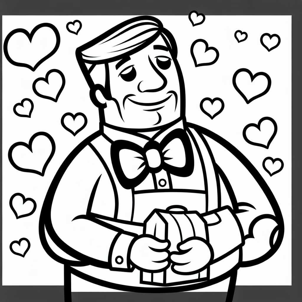 Auf einer lebhaften Baustelle, umgeben von riesigen Sandbergen und dem geschäftigen Hämmern der Bauarbeiter, stand ein Bagger namens Bruno. Bruno war kein gewöhnlicher Bagger; er hatte eine spezielle Fliege mit Herzchen um seinen Hals gebunden, die ihm ein liebenswertes Aussehen verlieh. An einem sonnigen Morgen machte sich Bruno bereit für ein weiteres Abenteuer. Seine mächtige Schaufel war bereit, sich in den Sand zu graben, während seine starken Hydraulikarme vor Aufregung leicht vibrierenden.

Bruno liebte es, auf der Baustelle zu arbeiten und mit den Bauarbeitern zu plaudern. Sie nannten ihn oft den "Herzensbrecher" wegen seiner charmanten Fliege und seiner stets hilfsbereiten Art. An diesem besonderen Tag hatte Bruno einen neuen Freund gefunden: einen kleinen Spatz, der neugierig auf sein glänzendes Metallgehäuse und seine herzliche Fliege war.

Der Spatz, den die Bauarbeiter Tweety nannten, setzte sich auf Brunos Arm, während Bruno fleißig den Sand von einer Ecke der Baustelle zur anderen bewegte. Zusammen erlebten sie ein unvergessliches Abenteuer und zeigten, dass Freundschaft in allen Formen und Größen existieren kann - selbst zwischen einem Bagger und einem kleinen Vogel!