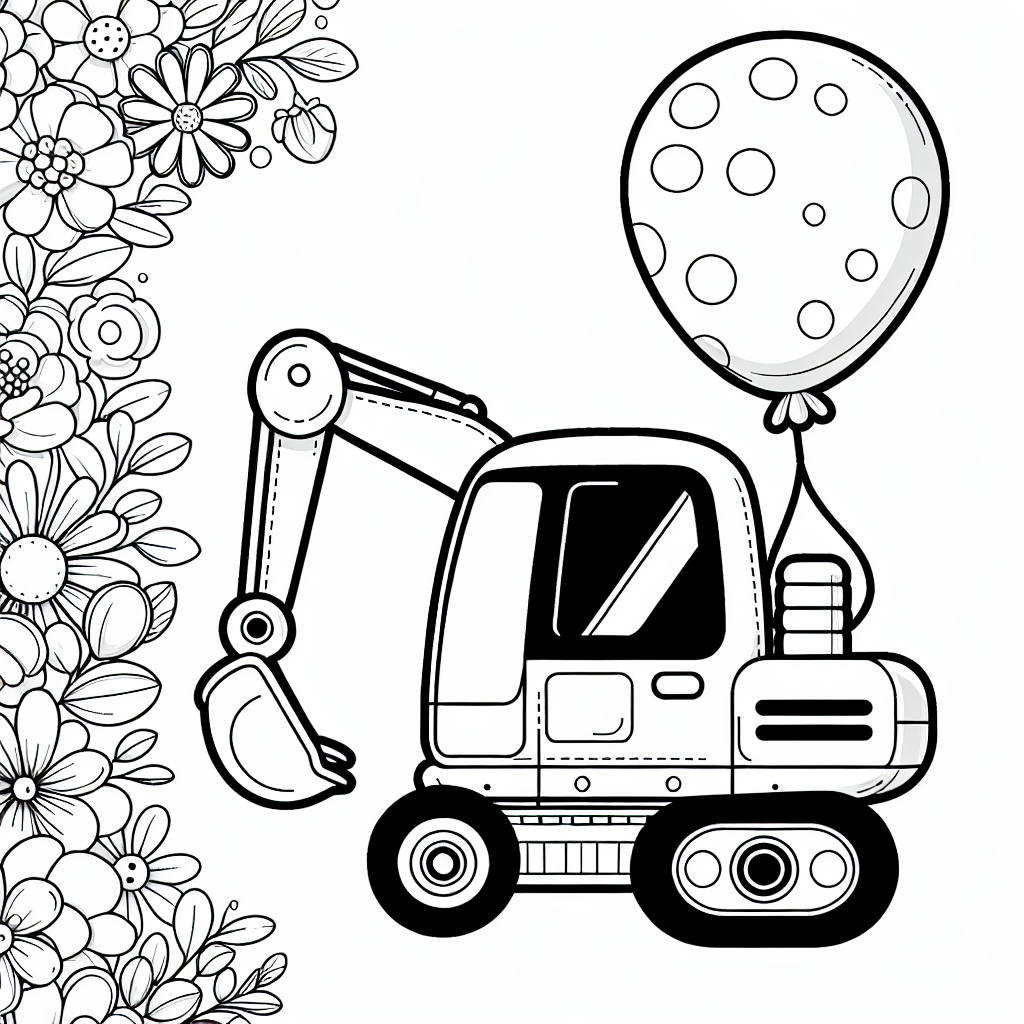 Willkommen in der aufregenden Welt der Baufahrzeuge, wo Abenteuer und Kreativität aufeinandertreffen! Heute dreht sich alles um unseren fröhlichen Bagger, der mit einem bunten Luftballon spielt. Stell dir vor, er hat sich einen freien Tag von der Baustelle genommen, um in einem Blumenfeld voller leuchtender Farben abzutauchen. Mit seiner mächtigen Schaufel hebt er keinen Sand, sondern schwingt sich in die Luft, um den Luftballon zu fangen - was für ein Spaß!
Die klaren schwarzen Linien dieses Ausmalbilds helfen dir, den fröhlichen Bagger so bunt zu machen, wie du es dir wünschst. Welche Farben wird er haben? Gelb wie ein strahlender Sommertag oder vielleicht grün wie ein frischer Frühlingsmorgen? Der Hintergrund wartet nur darauf, von dir mit deiner liebsten Farbkombination gefüllt zu werden.
Nun kommt das Rätsel: Was hat vier Räder, eine Schaufel und kann mit Hydraulik arbeiten, um schwere Lasten zu heben, aber liebt es, in seiner Freizeit mit bunten Luftballons zu spielen? Natürlich, unser niedlicher Bagger!
Tauche ein in diese spaßige Malwelt und lass deiner Fantasie freien Lauf!