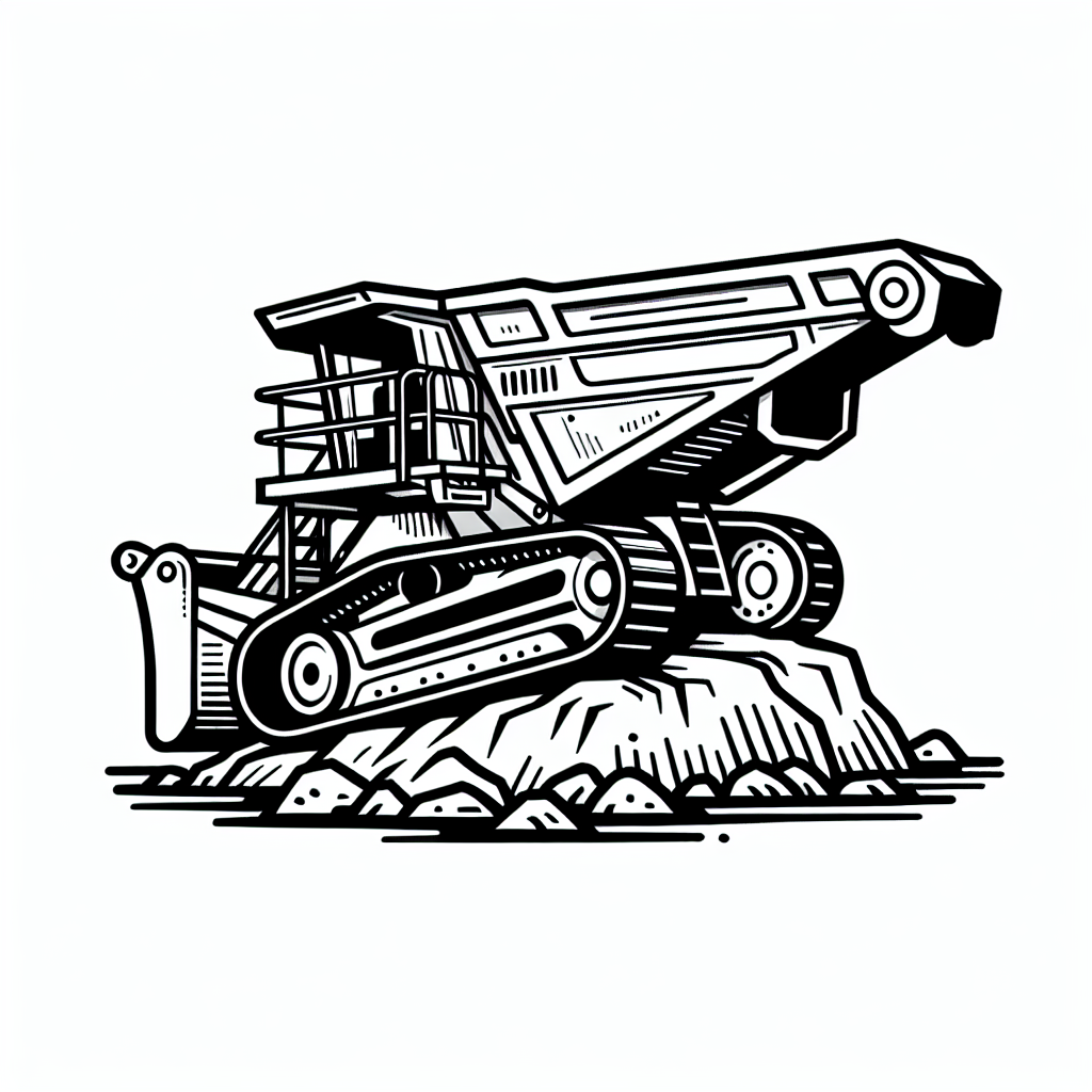 Tauche ein in eine spannende Welt voller Abenteuer mit einem neugierigen Bagger! Stell dir vor, dieser Bagger sitzt mutig auf einem Felsen und wartet nur darauf, von dir in leuchtenden Farben ausgemalt zu werden. Mit seiner dicken schwarzen Umrandung ist diese Zeichnung kinderleicht auszumalen und lässt deiner Fantasie freien Lauf.

Baggerspielen ist nicht nur für die großen Bauarbeiter gedacht - auch du kannst dich wie ein echter Bauprofi fühlen! Wusstest du, dass Bagger auf Baustellen unverzichtbar sind? Sie helfen beim Graben, Heben und Bewegen von schweren Dingen, wie Sand und Erde. Die große Schaufel vorne am Bagger wird vom Bauarbeiter gesteuert und kann sogar ganze Felsen heben, dank der Hydraulik. Die Hydraulik ist ein System, das Flüssigkeit nutzt, um starke Kräfte zu erzeugen - ziemlich cool, oder?

Jetzt, da du all diese tollen Fakten kennst, schnapp dir deine Buntstifte und gestalte den Bagger in deinen Lieblingsfarben! Wird er rot wie ein Feuerwehrauto, gelb wie ein strahlender Sonnenstrahl oder vielleicht sogar bunt wie ein Regenbogen? Die Wahl liegt ganz bei dir!