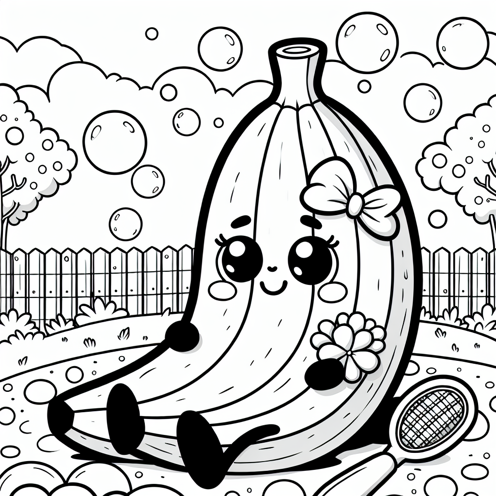 Fröhliche Banane - #Banane #Frühling #Gelb #Schleife #Spielplatz