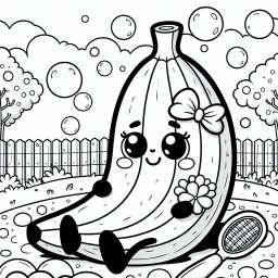 Fröhliche Banane - #Banane #Frühling #Gelb #Schleife #Spielplatz