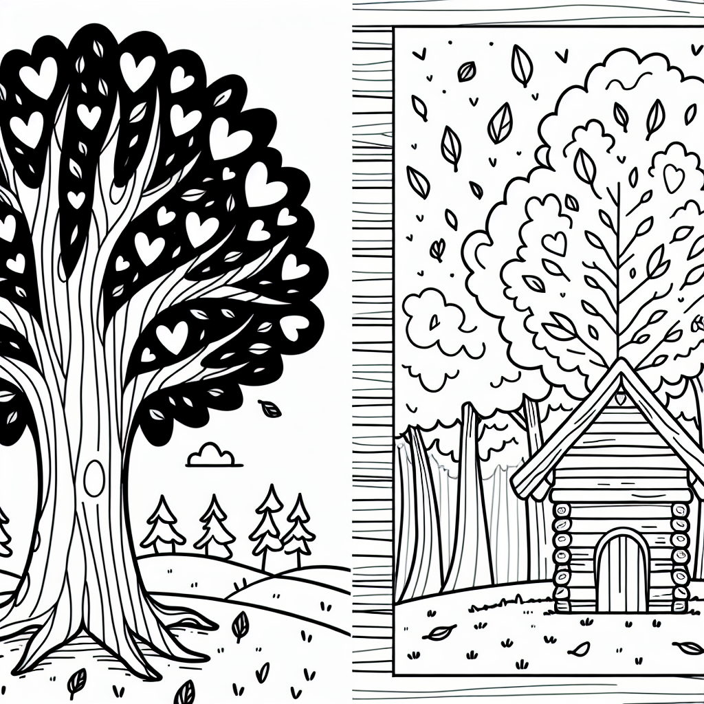 Springender Baum im Blütenland - Baumkönigreich, Herzblätterbaum, Frühlingsparkzauber, Naturwunderwelt