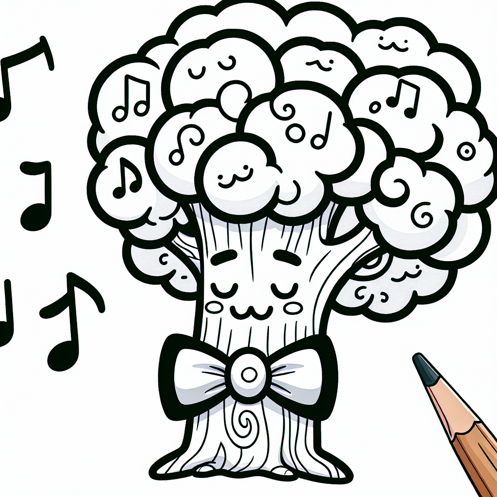 Musikalischer Windbaum - Ausmalen, Baum, Kreativität, Kinder, Jahreszeiten