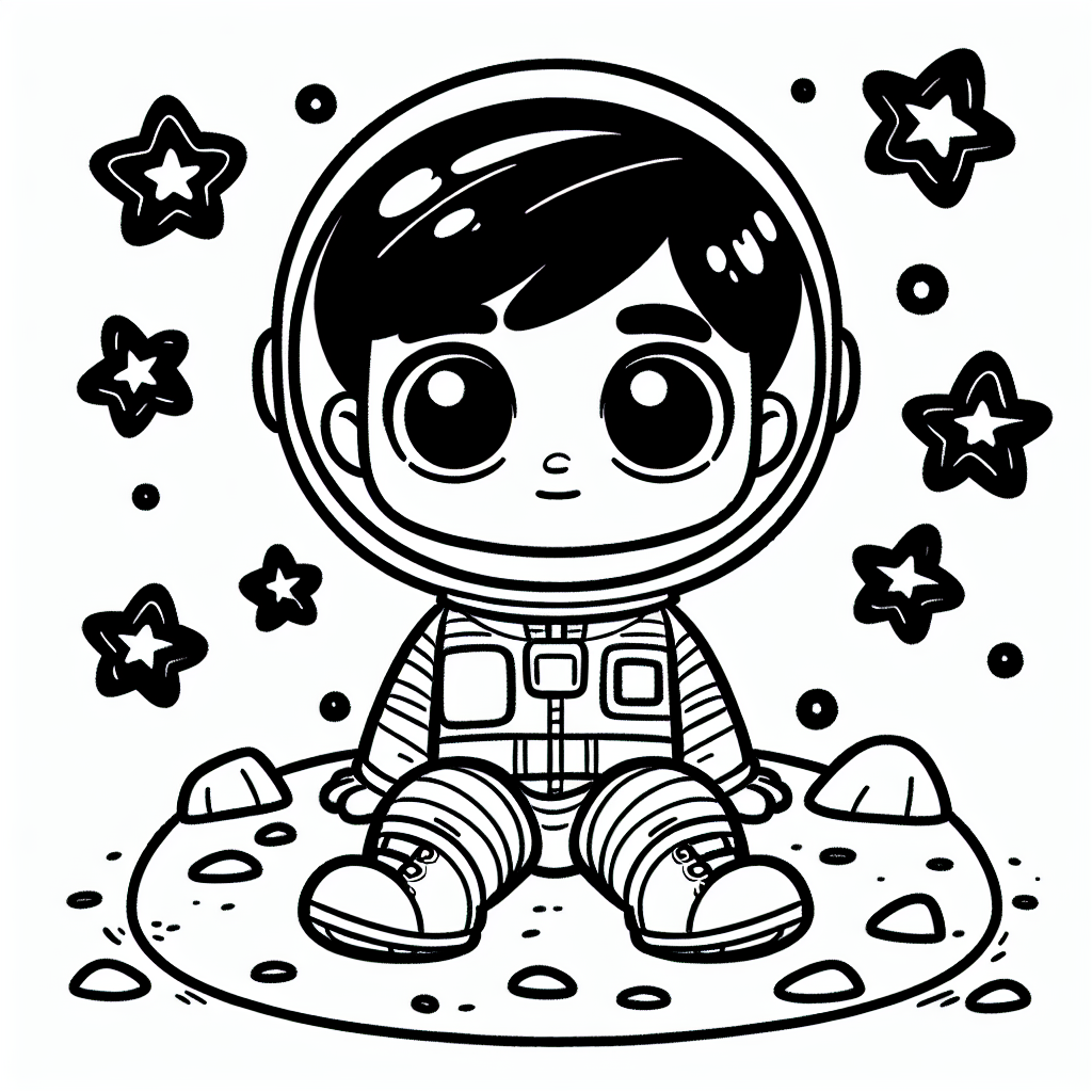 Tauche ein in eine wundervolle Welt voller Abenteuer und Farbe! Vor dir sitzt ein neugieriger Astronaut auf einem Felsen und schaut in den leuchtenden Sternenhimmel. Dieser mutige Raumfahrer liebt es, die Geheimnisse des Universums zu erforschen. In seiner glänzenden Uniform und mit seinem Helm auf dem Kopf ist er bereit, neue Welten zu entdecken.
Stell dir vor, wie du diesen lustigen Charakter in deinen Lieblingsfarben erstrahlen lässt! Du könntest seinen Raumanzug in einem strahlenden Blau oder einem leuchtenden Rot ausmalen. Vielleicht möchtest du auch die kleinen Sterne um ihn herum in fröhlichen Gelbtönen leuchten lassen. Diese klaren schwarzen Linien warten nur darauf, von dir bunt gestaltet zu werden.
Während der Astronaut im All arbeitet, benutzt er viele verschiedene Werkzeuge, um neue Dinge zu lernen und anderen zu helfen. Er ist Teil eines großen Teams, das zusammenarbeitet, um das Unbekannte zu erforschen. Bist du bereit, ihm mit deiner Kreativität zu helfen?
Mini-Quiz zum Bild:
1. Welcher Beruf wird in diesem Bild dargestellt?
2. Welche Farbe hat der Raumanzug deines Astronauten?
3. Welche Werkzeuge könntest du dem Astronauten hinzufügen?