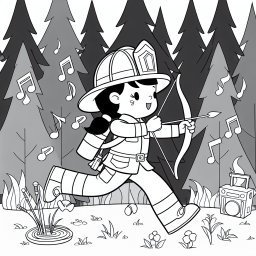 Spielender Beruf im Frühlingswald - Waldabenteuer, Feuerwehrmädchen, Frühlingserlebnis, Musikalische Magie, Kreative Entfaltung