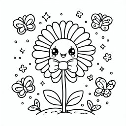 Fröhlichblümchen – #KreativesAusmalen