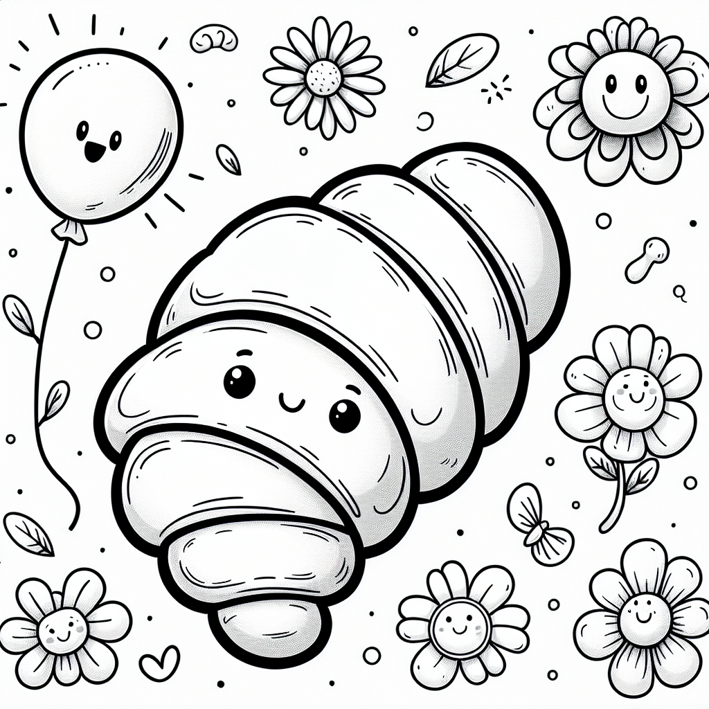 Willkommen in der wunderbaren Welt der Ausmalbilder! Heute haben wir ein ganz besonderes Bild für dich: Ein neugieriges Croissant, das einen Luftballon in der Hand hält und von bunten Blumen umgeben ist. Mit klaren schwarzen Linien bietet dieses Bild die perfekte Leinwand für deine Kreativität, ohne durch vorgegebene Schattierungen eingeschränkt zu werden. Der Hintergrund ist leer, sodass du ihn mit deiner Fantasie füllen kannst - vielleicht mit einem sonnigen Himmel oder einem verzauberten Garten?
Beim Ausmalen dieses niedlichen Croissants kannst du deiner Kreativität freien Lauf lassen. Vielleicht probierst du es mal mit ungewöhnlichen Farben aus und malst das Croissant in einer lustigen Farbe an, wie Blau oder Pink? Der Luftballon könnte in Regenbogenfarben leuchten und die Blumen in einem strahlenden Gelb erblühen.
Für Eltern haben wir ein paar Tipps: Ermutigen Sie Ihr Kind, über das Bild hinauszudenken. Fragen Sie, welche Geschichte das Croissant wohl erzählen könnte oder warum es einen Luftballon hat. Solche Fragen regen die Fantasie an und fördern die Erzählfähigkeiten. Lassen Sie Ihr Kind auch mal Farben mischen oder mit verschiedenen Maltechniken experimentieren, um die Kreativität weiter zu fördern.
Viel Spaß beim Ausmalen und Geschichtenerzählen!
Tags: