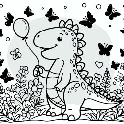Lächelballonaurus - Tags: #Dinosaurier #Abenteuer #Urzeit #Fossilien #Vulkane