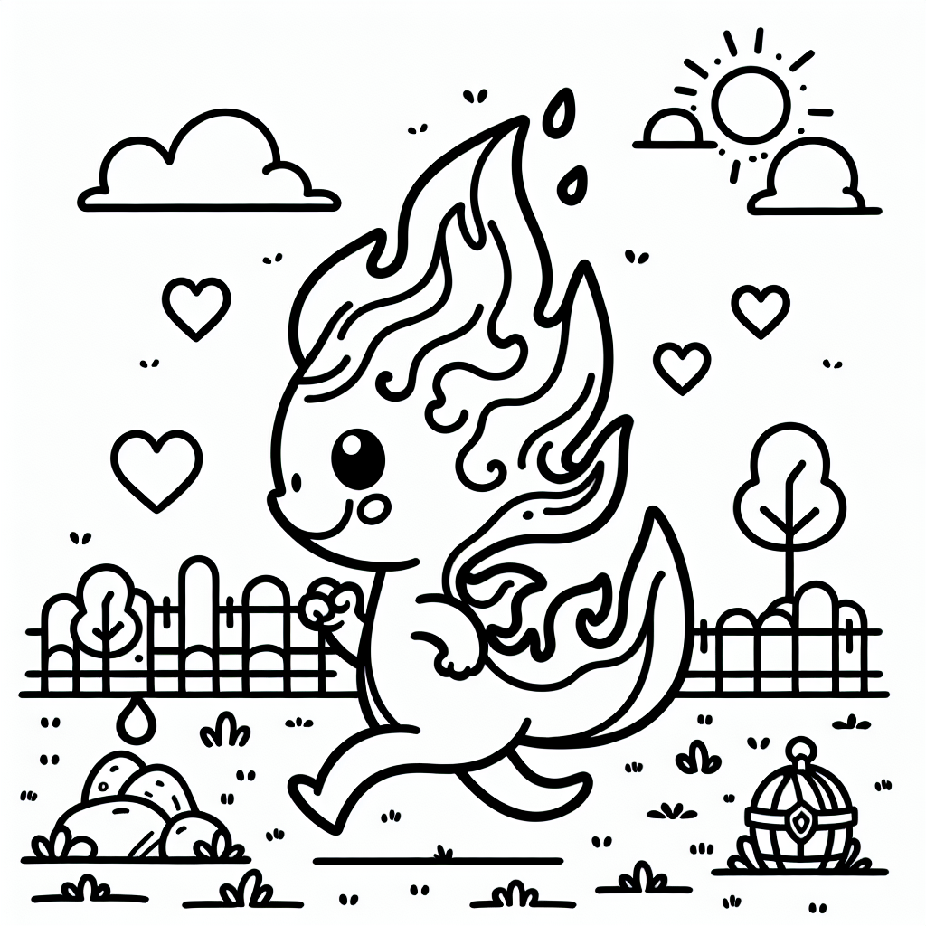 Laufendes Feuer - Sommermorgen, Spielplatzfreunde, Tanzendes Feuer, Drachenabenteuer