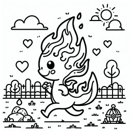 Laufendes Feuer - Sommermorgen, Spielplatzfreunde, Tanzendes Feuer, Drachenabenteuer