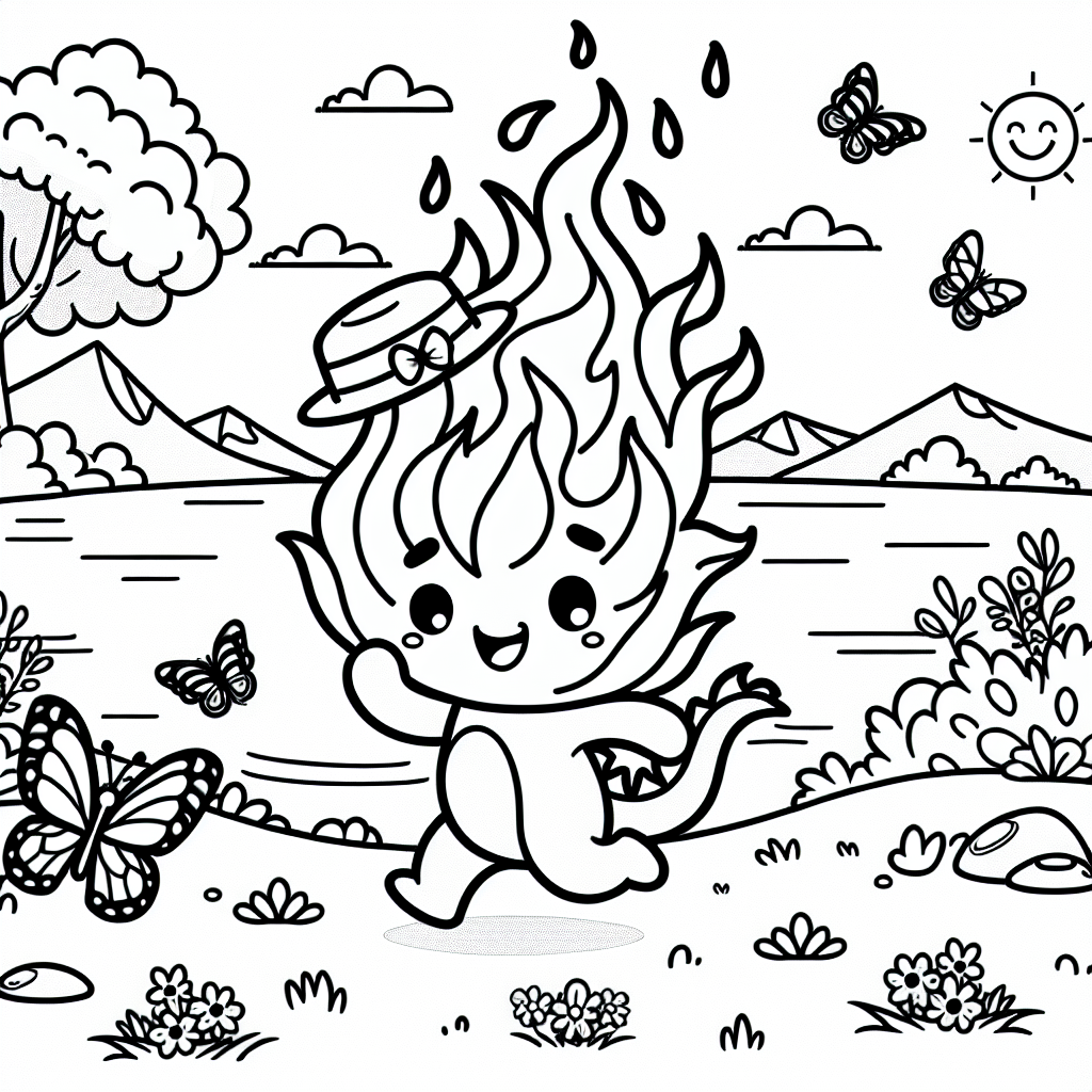 Morgenfeuer Freude - Feuer, Tanzen, Sommermorgen, Vogelgesang, Drachenmagie