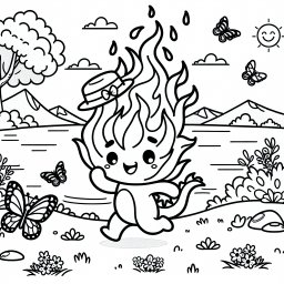 Morgenfeuer Freude - Feuer, Tanzen, Sommermorgen, Vogelgesang, Drachenmagie