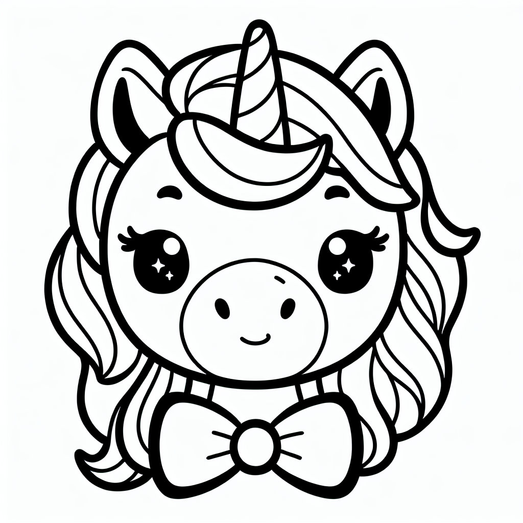 **Entdecke ein wunderschönes Einhorn zum Ausmalen!**
Tauche ein in die magische Welt der Einhörner mit unserem bezaubernden Ausmalbild! Dieses Einhorn hat eine hübsche Schleife um den Hals und sieht dich mit seinen sanften Augen direkt an. Mit klaren schwarzen Linien ist das Bild einfach zu gestalten und der leere Hintergrund lädt dich dazu ein, deiner Fantasie freien Lauf zu lassen!
Wusstest du, dass Einhörner oft mit Regenbogen in Verbindung gebracht werden? Man sagt, dass sie an geheimen Orten im Wald leben, wo Magie in der Luft liegt. Ihr funkelndes Horn wird als Quelle großer Kraft und Reinheit angesehen. Vielleicht möchtest du das Horn in schillernden Farben ausmalen, um seine magische Aura einzufangen!
Einhörner sind auch ein Symbol für Freundschaft. Sie zeigen uns, wie wichtig es ist, für die Menschen da zu sein, die wir lieben. Du kannst bunte Blumen und Regenbögen um dein Einhorn malen, um diese Freundschaft zu feiern.
Viel Spaß beim Ausmalen und erwecke dieses Einhorn mit deinen Lieblingsfarben zum Leben!
