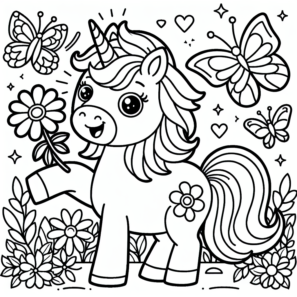 Willkommen in der zauberhaften Welt der Einhörner! Diese entzückende Ausmalvorlage zeigt ein aufgeregtes Einhorn, das eine wunderschöne Blume hält, während fröhliche Schmetterlinge um es herumschweben. Der klare, schwarze Umriss und der weiße Hintergrund machen es besonders einladend für kleine Künstler, die mit bunten Stiften ihre Fantasien zum Leben erwecken möchten.
Stellt euch vor, wie das Einhorn durch einen magischen Wald galoppiert, wo Regenbogen den Himmel schmücken und Freundschaft in der Luft liegt. Sein majestätisches Horn glitzert im Sonnenlicht, während die Blume, die es festhält, alle regenbogenfarbenen Schattierungen des Glücks ausstrahlt.
Eltern, ermutigen Sie Ihre Kinder, ihrer Kreativität freien Lauf zu lassen. Lassen Sie sie entscheiden, welche Farben am besten zur magischen Welt dieses Einhorns passen. Dies fördert nicht nur die Vorstellungskraft, sondern verbessert auch die Feinmotorik. Diskutieren Sie beim Ausmalen über Themen wie Freundschaft und Magie und entdecken Sie, wie diese Konzepte im Alltag erscheinen können. Eine gemeinsame Zeichenstunde kann eine wunderbare Gelegenheit sein, die Beziehung zu Ihrem Kind zu stärken und ein tieferes Verständnis für seine Gedanken und Träume zu entwickeln.
Tags: