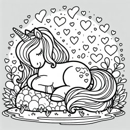 Herzenfrohhorn – #Einhorn #Magie #Regenbogen #Freundschaft #Wald