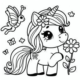 Neugierblüte – Tags: Einhorn, Magie, Regenbogen, Wald, Freundschaft