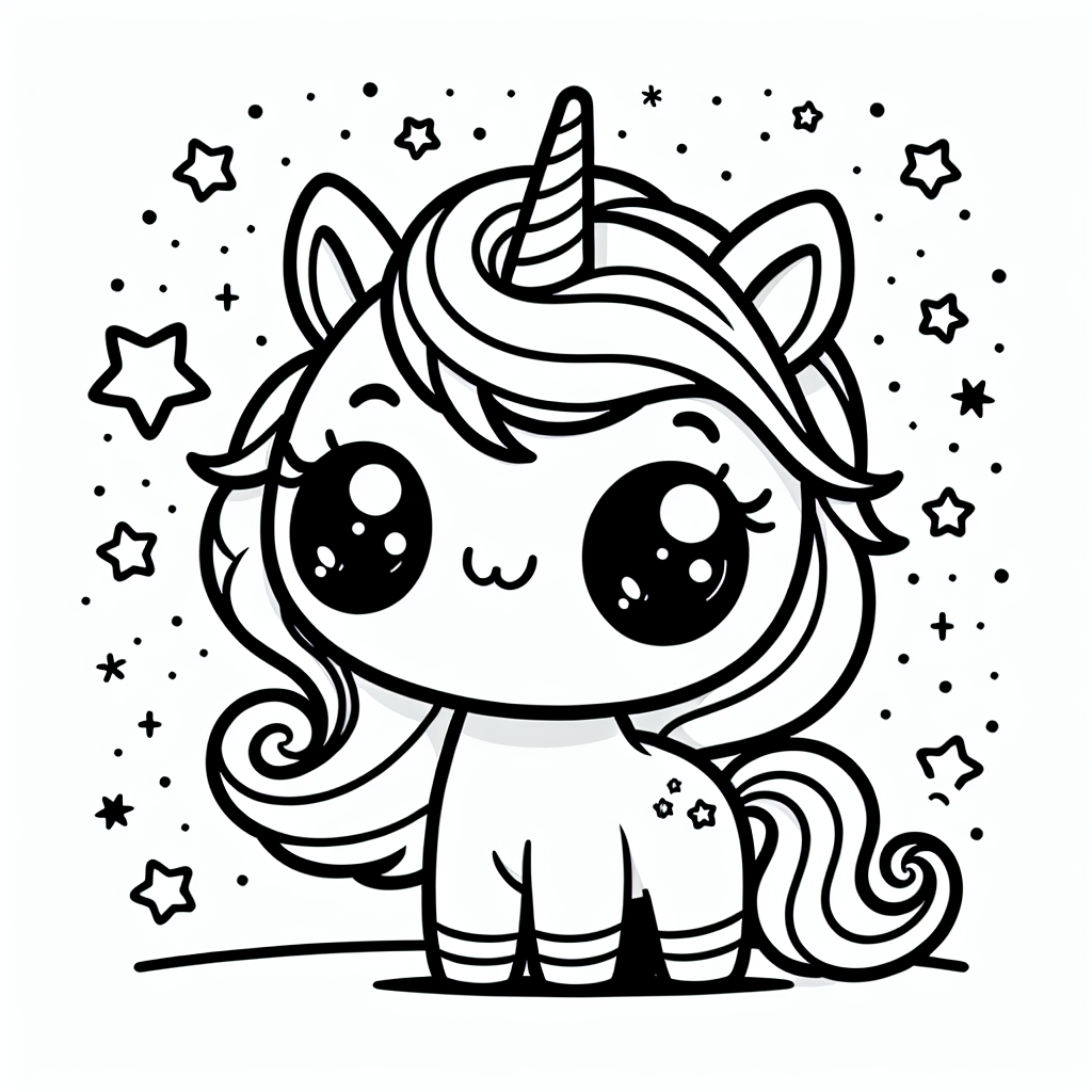 Tauche ein in die magische Welt der Einhörner! Stell dir ein zauberhaftes Bild vor: Ein glückliches Einhorn steht im Zentrum, seinen hübschen Hut keck auf dem Kopf. Umgeben von funkelnden kleinen Sternen, lädt es dich dazu ein, eine fantasievolle Reise zu beginnen. Mit seinem schimmernden Horn, das die Kraft der Magie in sich trägt, verzaubert es alles um sich herum.
Dieses Einhorn lebt tief in einem zauberhaften Wald, wo der Regenbogen zwischen den Bäumen tanzt und Geschichten von Freundschaft und Abenteuer erzählt werden. Die Schwarz-Weiß-Zeichnung bietet dir die Gelegenheit, mit deinen liebsten Farben das Bild zum Leben zu erwecken. Wähle bunte Töne für den Hut, strahlende Farben für die Sterne und vielleicht einen Hauch von Glitzer für das Horn!
Nachdem du das Bild ausgemalt hast, teste dein Wissen mit unserem kleinen Quiz:
**Mini-Quiz:**
1. Welche magische Kraft hat das Horn des Einhorns?
2. Wo lebt das Einhorn in unserem Bild?
3. Welche Farben würdest du für die Regenbogen verwenden?
Lass deiner Fantasie freien Lauf und erschaffe ein buntes Meisterwerk!