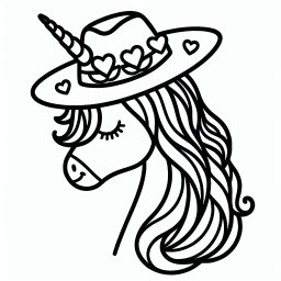 Entspanntes Herzhorn – Tags: Einhorn, Magie, Regenbogen, Freundschaft, Wald