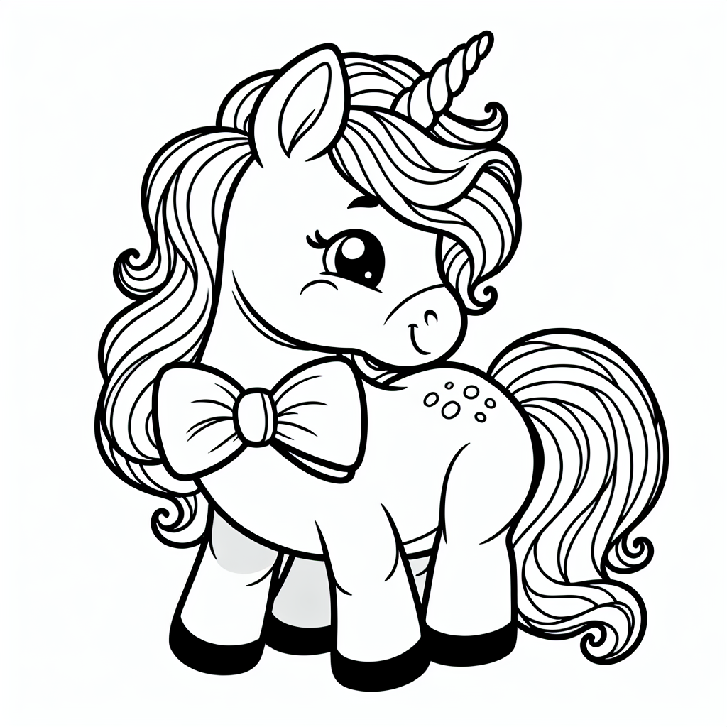 Willkommen in der zauberhaften Welt der Einhörner! Heute erwartet dich ein ganz besonderes Abenteuer mit unserem fröhlichen Einhorn, das nur darauf wartet, von dir bunt gestaltet zu werden. Dieses verspielte Einhorn trägt eine schicke Fliege - ein echter Hingucker in jedem magischen Wald! Mit klaren schwarzen Linien ist das Einhorn perfekt vorbereitet für deine kreativsten Ideen.
Stell dir vor, wie seine Mähne in den schillerndsten Regenbogenfarben leuchtet oder sein Horn in einem glitzernden Silberstrahl erstrahlt. Wie wäre es, die Fliege in einer knalligen Farbe zu gestalten, damit sie wunderbar zur Geltung kommt? Vielleicht magst du sogar einen freundlich lächelnden Wald im Hintergrund hinzufügen, in dem das Einhorn mit seinen Freunden tanzt!
Ein kleiner Tipp: Nutze verschiedene Schattierungen einer Farbe, um dem Einhorn mehr Tiefe zu verleihen und seine magische Ausstrahlung zu verstärken. Und vergiss nicht, ein bisschen glitzernden Staub hinzuzufügen, denn schließlich lebt dieses Einhorn in einer Welt voller Magie und Freundschaft!
Schnapp dir deine buntesten Stifte und mach dich bereit, dein eigenes einzigartiges Einhorn-Meisterwerk zu erschaffen!