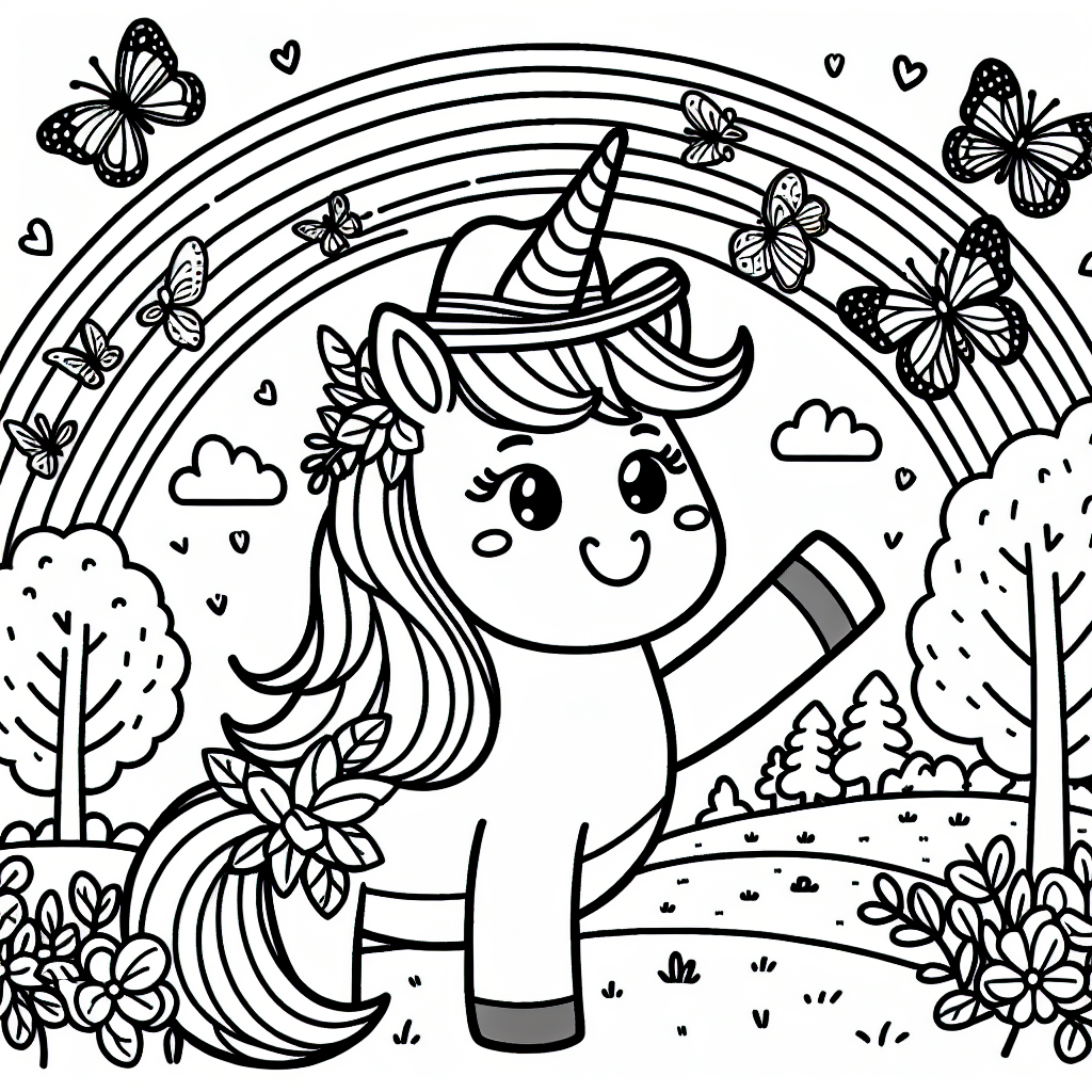 Einhorn im Frühling - #EinhornSpaß, #Frühlingsabenteuer, #MagischeFreunde, #Regenbogenträume