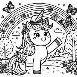 Einhorn im Frühling - #EinhornSpaß, #Frühlingsabenteuer, #MagischeFreunde, #Regenbogenträume