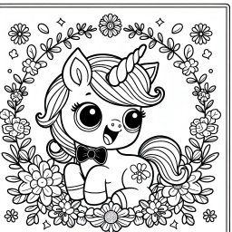 Fröhchenblume – #Einhorn, #RegenbogenMagie, #Fantasiefreunde, #MagischerWald, #Blumenfarbenwunder