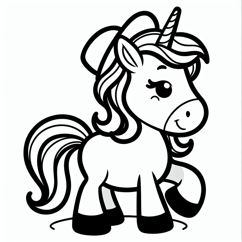 Willkommen in der zauberhaften Welt der Einhörner! Heute haben wir ein ganz besonderes Bild für dich: ein süßes Einhorn, das einen lustigen Hut trägt. Dieses magische Wesen steht für Freundschaft, Mut und Abenteuerlust. Mit seinen großen, freundlichen Augen lädt es dich ein, in seine bunte Welt einzutauchen.
Stell dir vor, das Einhorn galoppiert durch einen geheimnisvollen Wald. Über ihm spannt sich ein riesiger Regenbogen, dessen Farben du mit deinen buntesten Stiften nachmalen kannst. Lass deiner Fantasie freien Lauf und überlege, welche Farben das Horn des Einhorns haben könnte. Vielleicht ein strahlendes Gold oder ein sanftes Silber?
Das Bild hat keine Schattierungen oder Texturen, sodass du es ganz nach deinen Vorstellungen gestalten kannst. Die fetten, glatten Linien machen es dir ganz einfach, die Farben innerhalb der Linien zu halten.
Mini-Quiz:
1. Was trägt das Einhorn auf seinem Kopf?
2. Welche Farbe hat der Regenbogen in deiner Vorstellung?
3. Was symbolisiert ein Einhorn oft in Geschichten?
Viel Spaß beim Ausmalen und Fantasieren!
