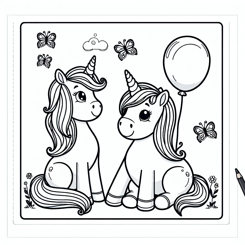 In einem zauberhaften Wald, verborgen hinter einem Regenbogen, lebte ein besonderes Einhorn namens Lumina. Lumina hatte ein schimmerndes Horn, das im Sonnenlicht wunderschön glitzerte. Eines Tages entdeckte Lumina einen magischen Ballon, der mit bunten Schmetterlingen geschmückt war. Der Ballon schwebte sanft über dem Boden und flüsterte leise Melodien.
Neugierig folgte Lumina dem Ballon tiefer in den Wald. Auf ihrem Weg begegnete sie einem kleinen, freundlichen Eichhörnchen namens Tilly. Tilly war begeistert von Luminas schillerndem Horn und fragte, ob es mit auf das Abenteuer kommen dürfe. Gemeinsam reisten sie durch den magischen Wald, wo sie auf viele wundersame Kreaturen trafen: leuchtende Glühwürmchen, die in der Dunkelheit tanzten, und singende Vögel, die die Luft mit ihren Liedern erfüllten.
Lumina und Tilly lernten, wie wichtig Freundschaft und Zusammenhalt sind. Sie halfen sich gegenseitig, Hindernisse zu überwinden und fanden schließlich den Ursprung des Ballons - einen geheimen Garten voller Blumen, die in allen Farben des Regenbogens blühten. Dort verstanden sie, dass die Magie der Freundschaft die größte aller Kräfte ist.