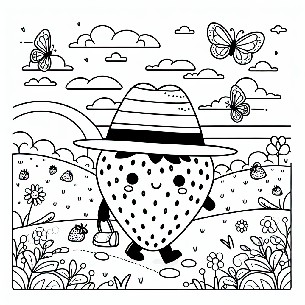 Süße Erdbeere - Frühling, Erdbeere, Abenddämmerung