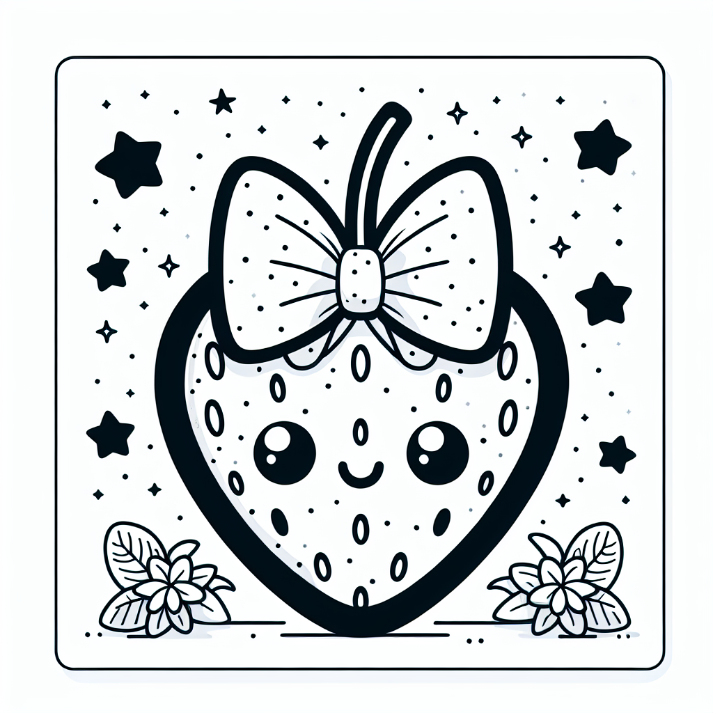 Es war einmal eine freche kleine Erdbeere namens Eddy, die mitten auf einem sonnigen Feld lebte. Eddy war nicht wie die anderen Erdbeeren. Er trug immer eine schicke, gepunktete Fliege und liebte es, sich mit den vorbeifliegenden Sternen zu unterhalten. Jeden Sommer strahlte Eddy in einem leuchtenden Rot, das alle anderen Früchte vor Neid erblassen ließ.
Eines Tages kam Lila, ein kreatives kleines Mädchen, vorbei, das gerade neue Ausmalbilder erkundete. Sie entdeckte Eddy und seine Sternenfreunde und konnte nicht widerstehen, ihn mit bunten Farben zum Leben zu erwecken. Mit einem breiten Lächeln begann sie, Eddy in einem saftigem Rot auszumalen, während die Sterne in einem fröhlichen Gelb erstrahlten.
"Lila, du machst mich noch süßer als ich es schon bin!", rief Eddy freudig aus, während er sich von all der Liebe glatt ein bisschen rot anlief. Lila lachte und fügte eine große Wolke aus Sahne hinzu, die wie eine schneeweiße Krone auf Eddys Kopf thronte.
Dank Lila wurde Eddy zur schönsten Erdbeere auf dem Feld und genoss den Rest des Sommers in seinem leckeren, sahnigen Glanz.
