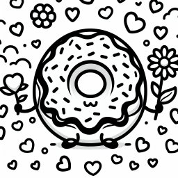Glückliche Blume – #Freundschaft #Abenteuer #EssenundTrinken #Malbuch #Kreativität