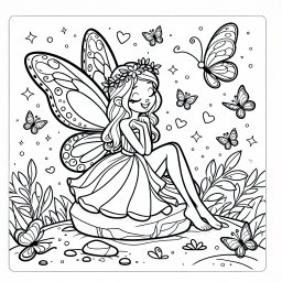 Fröhliche Feenflügel - Tags: #Fee #Zauber #Schmetterlinge #Wald #Glitzer