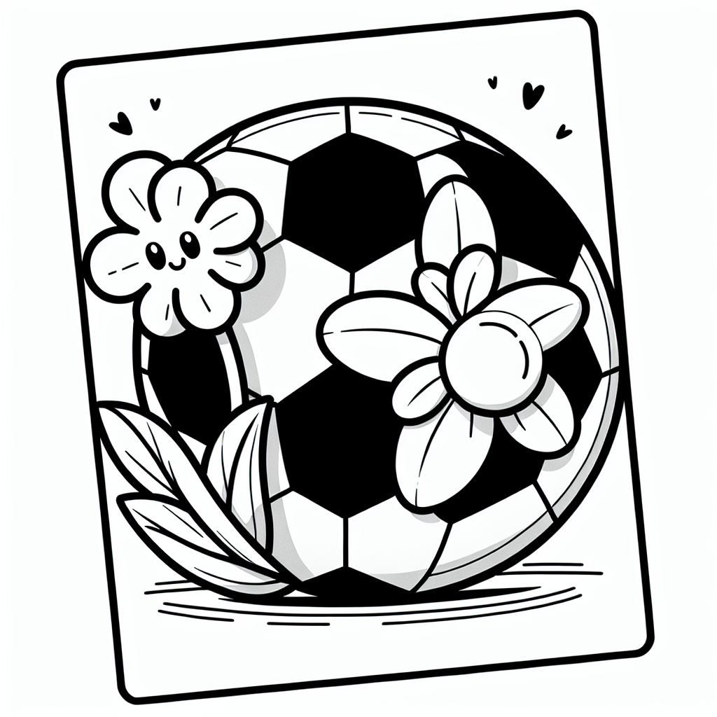 Entdecke eine lustige Malvorlage, die einen ruhigen Fußball zeigt, der eine Blume hält! Diese einfache Zeichnung mit klaren schwarzen Linien wartet darauf, von dir bunt ausgemalt zu werden. Lass deiner Kreativität freien Lauf und bring Farbe in die Welt des Fußballs!
Wusstest du, dass der allererste Fußballsport bereits im alten China gespielt wurde? Heute ist Fußball ein unglaublich beliebter Sport, der in riesigen Stadien vor tausenden von Fans stattfindet. Ein Stadion ist ein großer Ort, an dem die Spieler auf dem Spielfeld um den Sieg kämpfen. Dabei versuchen die Teams, den Ball ins Tor der Gegner zu schießen. Wer die meisten Tore erzielt, gewinnt das Spiel und vielleicht sogar einen tollen Pokal!
In jedem Spiel gibt es einen wichtigen Schiedsrichter, der darauf achtet, dass alle Regeln eingehalten werden. Der Fußball selbst ist natürlich der Star des Spiels und kann auch, so wie in unserer Malvorlage, eine lustige Seite zeigen. Male den Fußball und die Blume in deinen Lieblingsfarben aus und zeige, wie bunt und fröhlich die Fußballwelt sein kann!