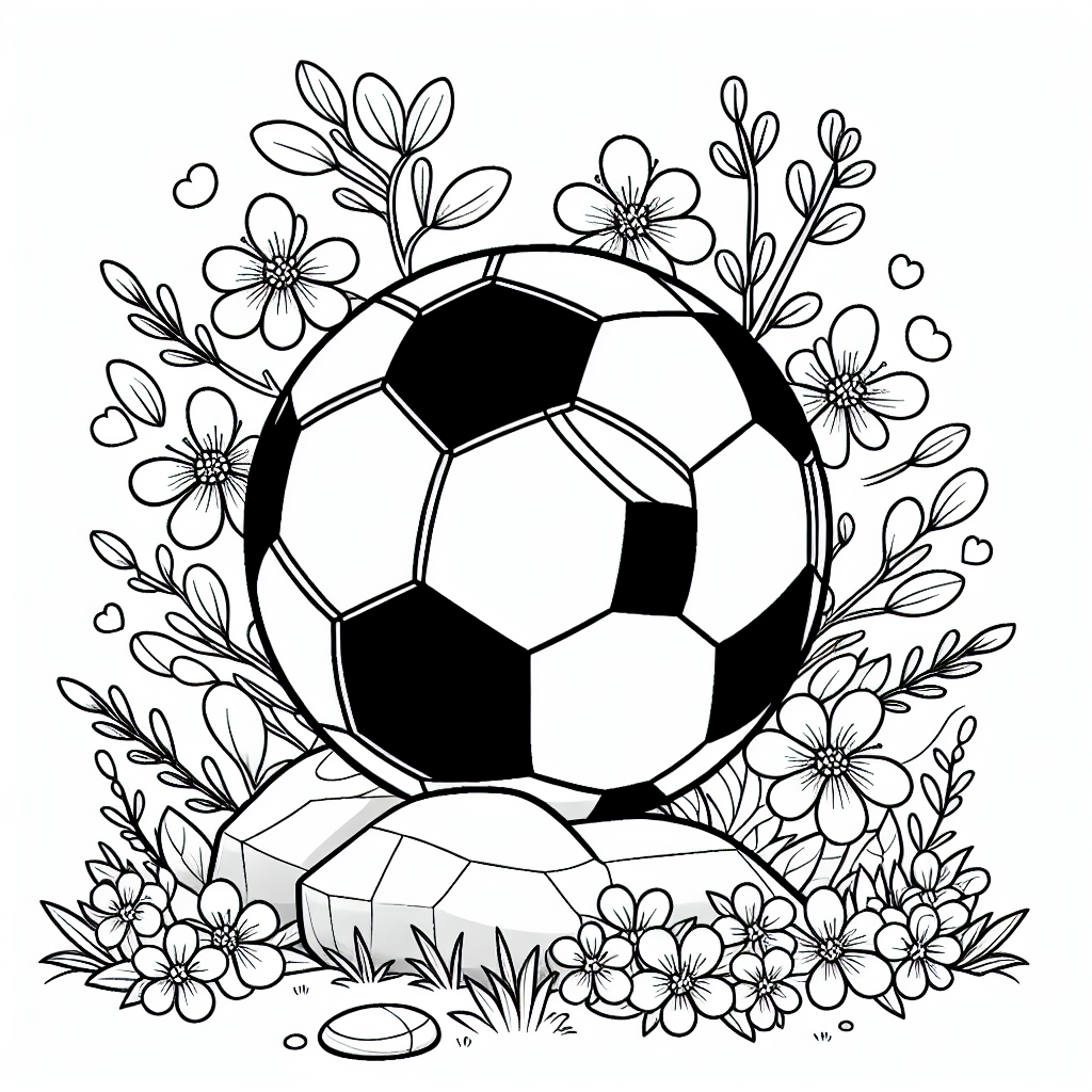 Um dieses lustige Ausmalbild eines glücklichen Fußballs, der auf einem Felsen sitzt, besonders schön zu gestalten, kannst du deiner Kreativität freien Lauf lassen! Beginne mit dem Fußball selbst: Überlege, ihn in seinen klassischen Schwarz-Weiß-Farben auszumalen, wobei du die schwarzen Felder schön gleichmäßig gestaltest. Die Blumen um den Felsen können in leuchtenden Farben wie Rot, Gelb und Blau ausgemalt werden, um ein fröhliches Ambiente zu schaffen.
Für den Hintergrund kannst du deinen Lieblings-Fußballverein in einem imaginären Stadion darstellen. Zeichne vielleicht einen großen Pokal im Hintergrund, der dem glücklichen Fußball ein Ziel gibt, das er gewinnen könnte. Ergänze das Bild mit einem Tor auf einer Seite oder einem Schiedsrichter am Rande des Felsens, der die Szene beobachtet und vielleicht sogar eine gelbe oder rote Karte hochhält.
Um dem Bild zusätzlich Tiefe zu verleihen, könntest du den weißen Hintergrund in einen blauen Himmel verwandeln und ein paar Wolken einfügen. Lass deiner Fantasie freien Lauf und überlege, welche Farben dir am besten gefallen, um das Bild lebendig und einzigartig zu machen.