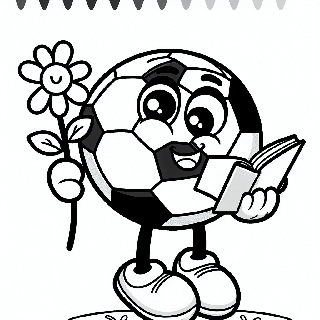 Freundlicher Ballbuchstaben - Fußball, Freundschaft, Abenteuer, Stadion, Pokal