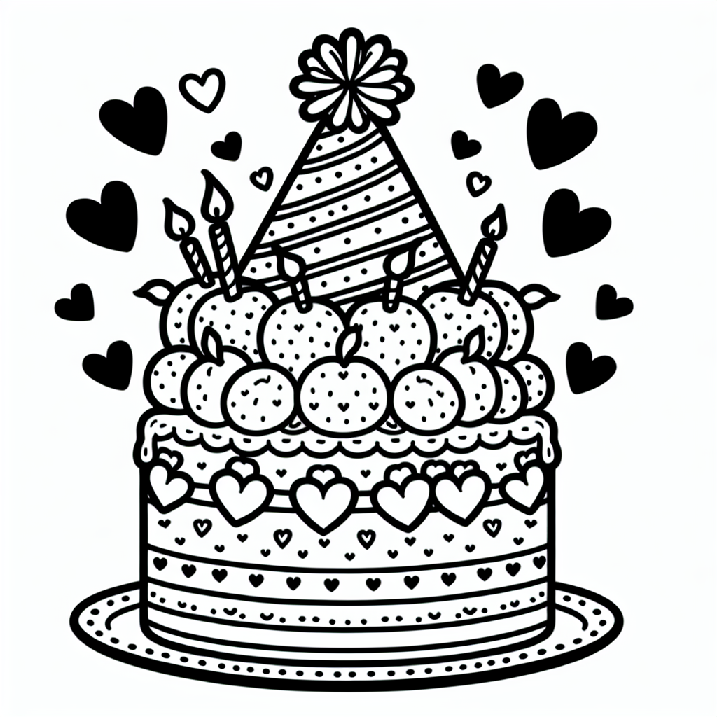 Willkommen in der fröhlichen Welt unseres Ausmalbilds, wo ein süßer, ruhiger Geburtstag auf euch wartet! Hier seht ihr eine niedliche Illustration, die nur darauf wartet, von euch mit bunten Farben zum Leben erweckt zu werden. Im Mittelpunkt steht ein liebenswerter kleiner Charakter, der einen witzigen Herzchen-Hut trägt und dem großen Tag entgegenlächelt. Rundherum gibt es viele spannende Details zu entdecken: einen leckeren Kuchen, auf dem helle Kerzen flackern, bunte Luftballons, die freudig in die Höhe steigen, und natürlich liebevoll verpackte Geschenke, die neugierig machen.
Während ihr mit euren Stiften und Farben kreativ werdet, könnt ihr euch das Geburtstagslied vorstellen, das fröhlich im Hintergrund erklingt. Und hier kommt das Rätsel: Welche Farbe haben die Kerzen auf einem Kuchen, die niemals erlöschen? Vielleicht könnt ihr die Lösung auf das Bild malen!
Dieses Ausmalbild ist kinderfreundlich gestaltet, mit kräftigen und glatten Linien, die das Ausmalen besonders einfach machen. Ob mit Buntstiften, Filzstiften oder Wachsmalkreiden - eurer Fantasie sind keine Grenzen gesetzt. Also, schnapp dir deine Stifte und tauche in die bunte Welt des Geburtstagsabenteuers ein!