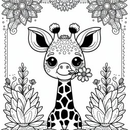Neugierblümchen – Tags: #Giraffen #Savanne #Freundschaft #Afrika #Abenteuer