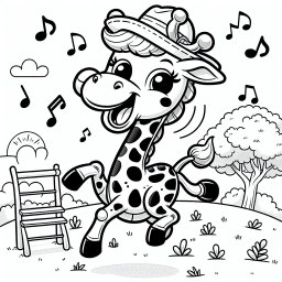 Springende Giraffe - Giraffenabenteuer, Frühlingserwachen, Spielplatzspaß, Afrikagefühle