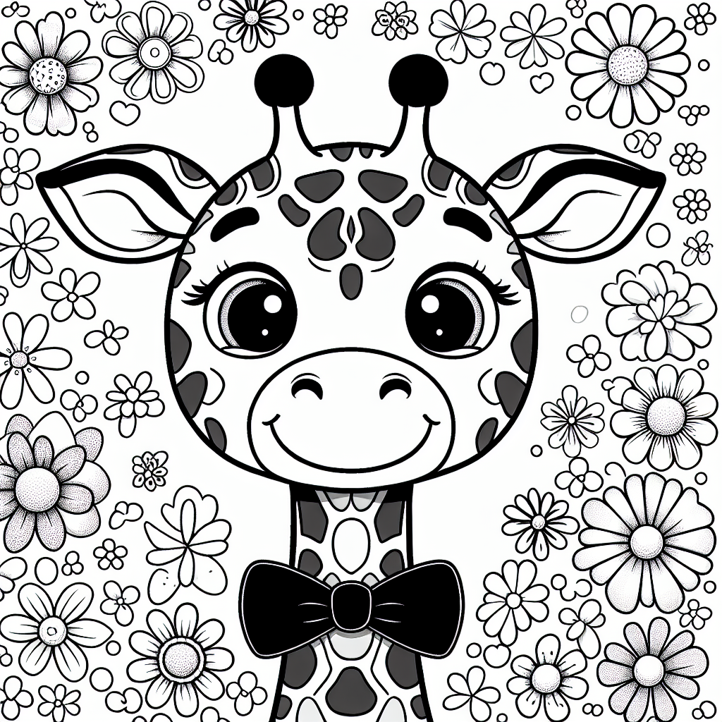 **Tauche ein in die Welt der Giraffen!**
Willkommen in der wunderbaren Welt der Giraffen! Diese eleganten Tiere mit ihren langen Hälsen und den hübschen Flecken leben in der weiten Savanne Afrikas. Hier siehst du eine ganz besondere Giraffe - sie trägt einen schicken Fliegenbinder und ist von bunten Blumen umgeben. Das Bild wartet darauf, mit deinen Lieblingsfarben ausgemalt zu werden!
Giraffen sind bekannt für ihre langen Hälse, die ihnen helfen, die saftigen Blätter von hohen Bäumen zu erreichen. Ihre einzigartigen Flecken sind wie Fingerabdrücke - keine zwei Giraffen haben dasselbe Muster! Stell dir vor, du wanderst durch die Savanne, während du dieses Bild ausmalst, und erlebe die Freiheit und das Abenteuer, das diese beeindruckenden Kreaturen täglich genießen.
**Mini-Quiz:**
1. Warum haben Giraffen so lange Hälse?
2. Welche Kontinente könntest du besuchen, um Giraffen in freier Wildbahn zu sehen?
3. Was tragen Giraffen normalerweise nicht, was auf unserem Bild zu sehen ist?
Viel Spaß beim Ausmalen und Entdecken der Welt der Giraffen!