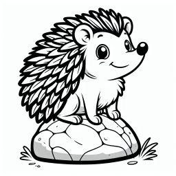 Neugieriger Igel - #Igel #Malbuch #Abenteuer #Ausmalen #Kinderkunst