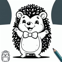 fliegender Igel - #Igel #Ausmalen #Fantasiereise #Waldbewohner #Kreativität