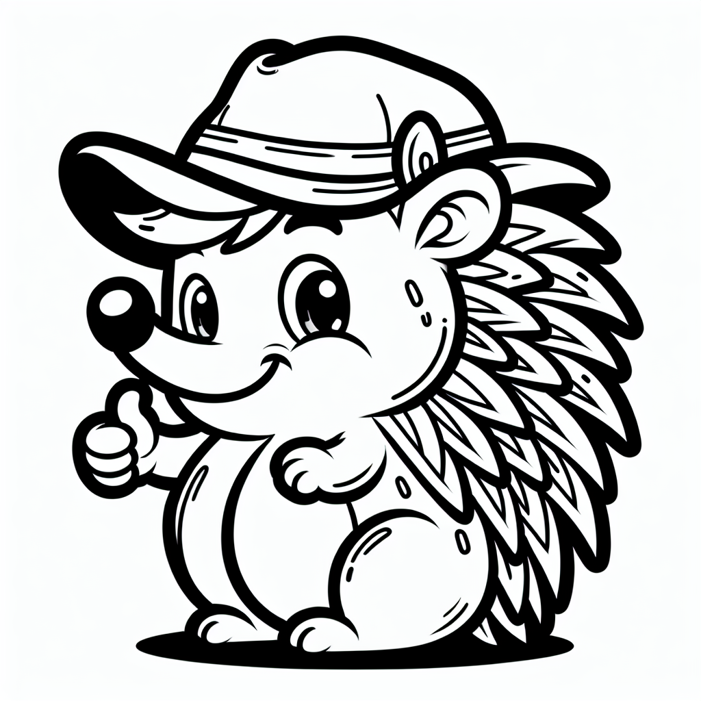 Frecher Hutigel - Freundschaft, Abenteuer, Igel, Wald, Mut